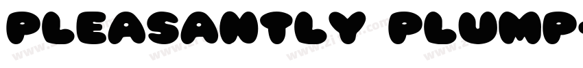 Pleasantly plump字体转换